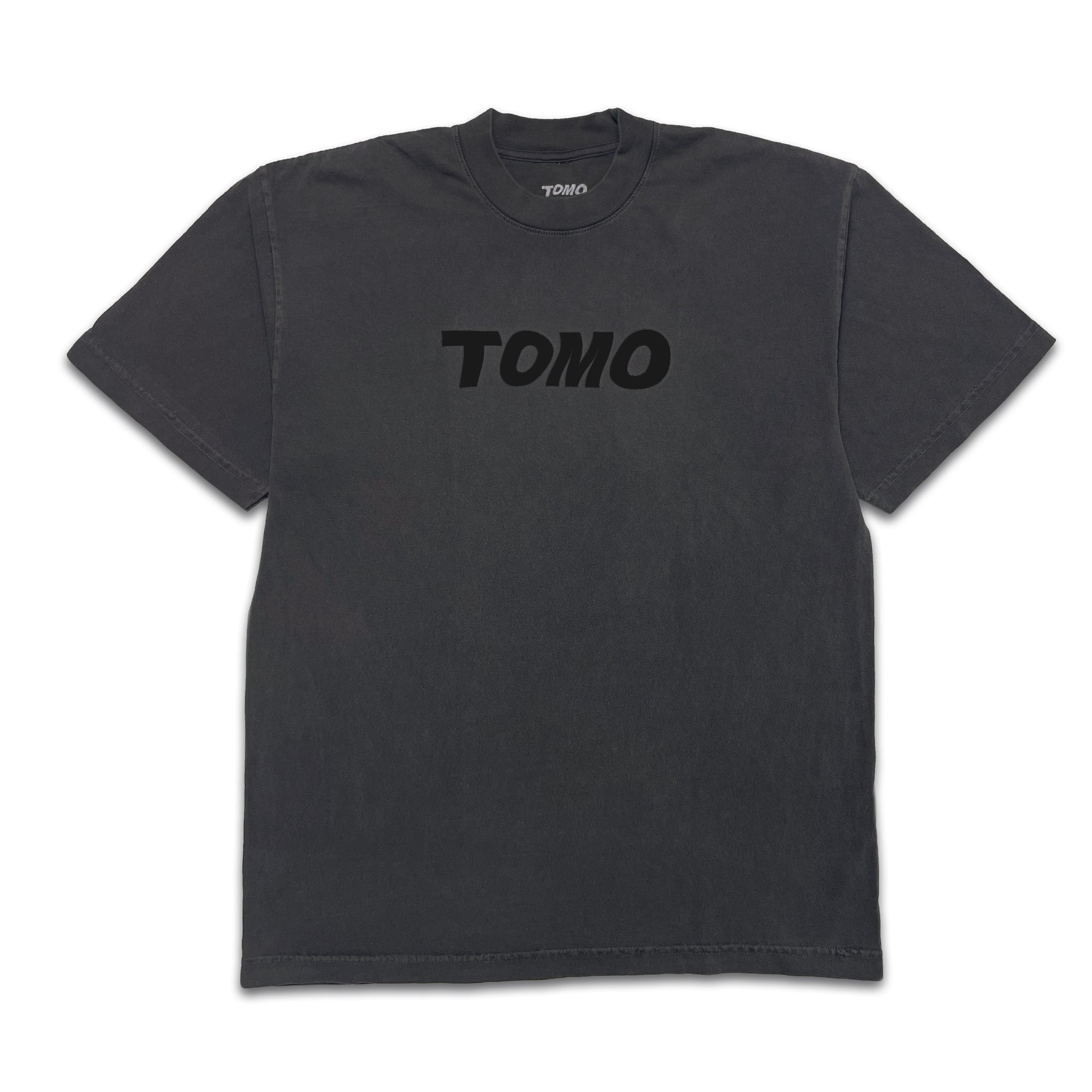 TOMOです！ Tomo T-Shirt (Blk Logo / Vintage Dark Gray) – Tomo Skate Co.